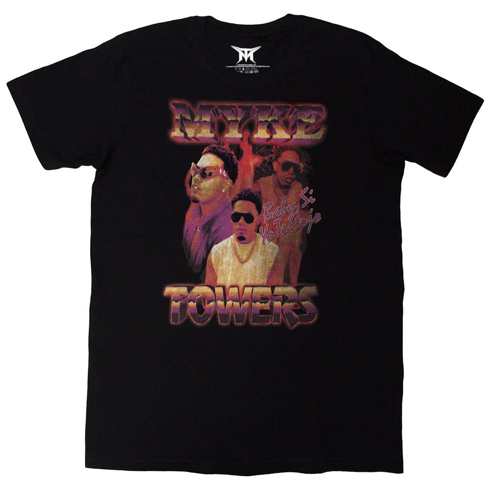 Myke Towers - Bootleg Heren T-shirt - Zwart